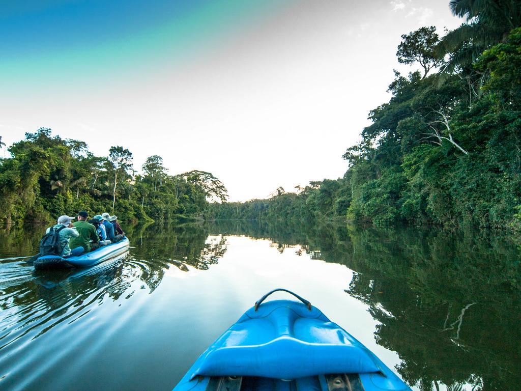 Hostel Heath River Wildlife Center Puerto Pardo Exteriér fotografie