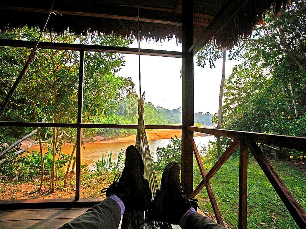 Hostel Heath River Wildlife Center Puerto Pardo Exteriér fotografie